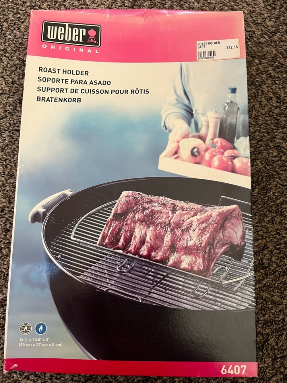 Weber Original Roast Holder - 6407